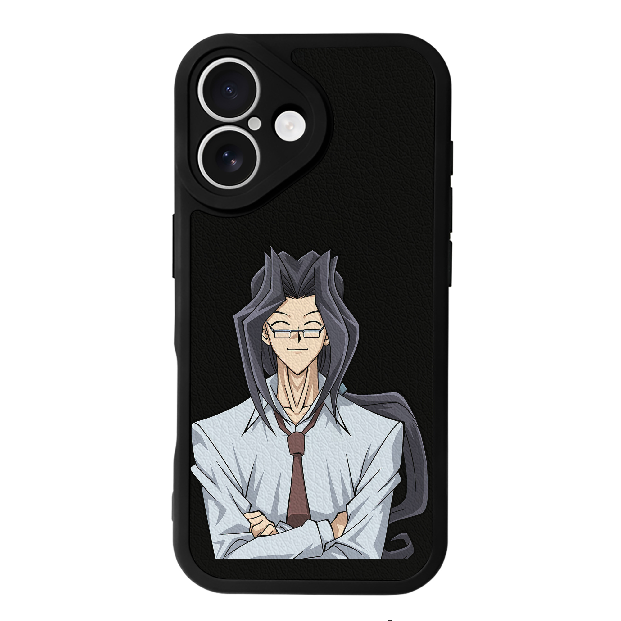 遊☆戯☆王 Yu-Gi-Oh! 【iPhone 16シリーズ対応】シリコンスマホケース（レザー調） 材質：シリコン